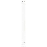  Noge jedilne mize V-oblika 2 kosa Bela 100x(72-73,3) cm Jeklo | Shoptok.si