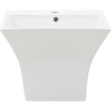  Zidni umivaonik keramički bijeli 500 x 450 x 410 mm | shoptok.hr