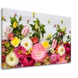  Slike na platnu roze CVEĆE_1510-11 (moderne slike na platnu) | ePonuda.com