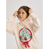 Reserved Božićni gornji dio trenirke kapuljačom Pusheen - boja kože | shoptok.hr