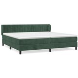  The Living Store Box spring postelja z vzmetnico temno zelena 200x200 cm žamet - Box Spring Postelja, (21454797) | Shoptok.si