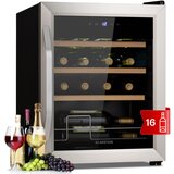 Klarstein Vinamour 16 Uno, vinska omara, 16 steklenic /42l, 5-18°C, 41 dB, steklo Cene