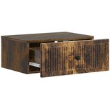  Nočna omarica Dimljen hrast 49 x 34,5 x 20 cm Inženirski les, (5000209389) | Shoptok.si