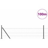  Heksagonalna ograda s betonskom osnovom 100 x 0,5 m Siva Mreža | shoptok.hr