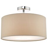  Där Lighting RON6529 - Luster na sajli RONDA 1xE27/60W/230V crna/bež | Eponuda.com