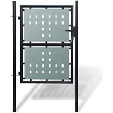 Crna jednokrilna ogradna vrata 100x200 cm Cijene