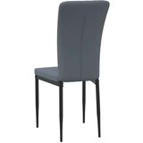 Jedilni stoli 2 kosa temno siv žamet, (20699607) | Shoptok.si