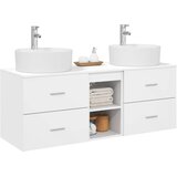  Set ormarića za kupaonicu 3 kom. Bijela 49,5 x 44,5 x 65 cm | shoptok.hr