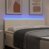  LED glava kreveta s LED trakama Krema 144 cm Kordura tekstil | shoptok.hr
