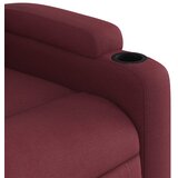  Masažni naslonjač od tkanine crvena boja vina | shoptok.hr