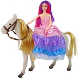  Lutka princeze s dodacima za figure bijelih ponija. Slike