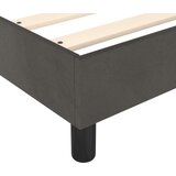 Box spring krevet s madracem tamnosivi 90x190 cm baršunasti | shoptok.hr