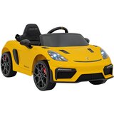  Licencirani auto na akumulator Porsche 718 - žuti/lakirani | shoptok.hr