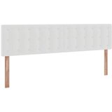 vidaXL Otomanski posteljni okvir z vzmetnicami bel 180x200cm um. usnje | Shoptok.si