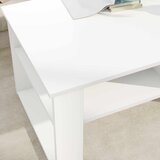  Kava Stol s pohranom Bijelo 96 x 54 x 44 cm Konstruirano drvo | Eponuda.ba