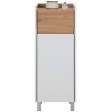Premium Living Spodnja Omarica Como -Exklusiv-, Bela, Hrast | Shoptok.si