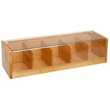 Five KUTIJA ZA ČAJ 5 ODJELJKA 36X11X9,5CM BAMBUS Cijene