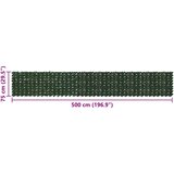  Zaslon za balkon s lišćem Tamnozelena 500 x 75 cm | shoptok.hr