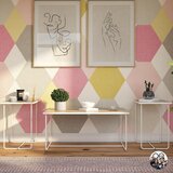 Støraa Bela stranska mizica z mizno ploščo v jesenovem dekorju 49x99 cm Dante – | Shoptok.si