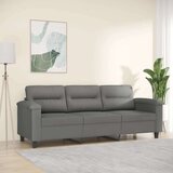  kavč - Sofa - Kanape trosed temno siv 180 cm tkanina iz mikrovlaken, (21727972) | Shoptok.si