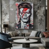David Bowie ikona glasbe in sloga 60x90 cm | Shoptok.si