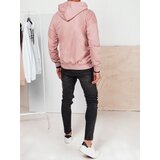 DStreet Bluza męska z nadrukiem różowa Cene