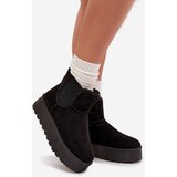 Boto Women's Snow Boots With Elastic Insert Black Kiora | Shoptok.si