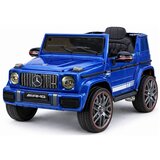  Licencirani auto na akumulator Mercedes AMG G63 2x200W - plavi/lakirani | shoptok.hr