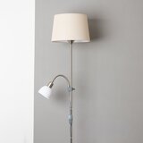  Brilagi - Stojeća lampa CERIA 1xE27/100W/230V + 1xE14/25W matni hrom/bež | Eponuda.com