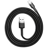 Baseus Cafule USB Lightning kabel 1,5A 2m (siv+črn), (20627558) | Shoptok.si