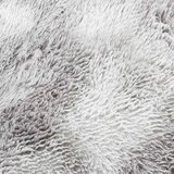  Čupavi tepih s visokim vlaknima NAVARRA srebrnosiva 200x200cm | shoptok.hr