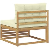  Srednja sofa za van Čvrsto drvo akacije Bijela 83 x 79 x 73 cm | Eponuda.com
