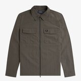 Fred Perry Jakne ZIP OVERSHIRT Zelena | Shoptok.si