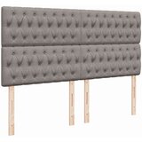  Krevet s oprugama i madracem smeđesivi 200x200 cm od tkanine | shoptok.hr