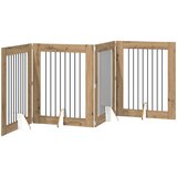  Vrata za pse s postoljem 4 pcs Hrast artisan 80 x 100 cm | Shoptok.si