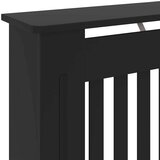 vidaXL Pokrov radiatorja 2 pcs Črna 78x19x81.5cm Konstruiran les | Shoptok.si