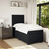 Box spring krevet s madracem crni 80 x 200 cm baršunasti | shoptok.hr