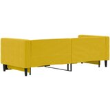  Dnevni krevet na razvlačenje žuti 80 x 200 cm baršunasti | shoptok.hr