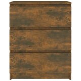  Komoda boja dimljenog hrasta 60 x 35 x 76 cm konstruirano drvo | shoptok.hr