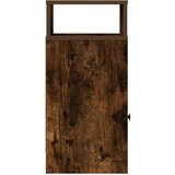 Noćni ormarić s ladicom dimljeni hrast 25x31x66 cm | shoptok.hr