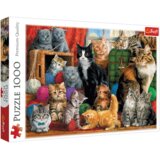 Puzzle 1000 pcs. Cat Meeting Trefl 10555 Cijene
