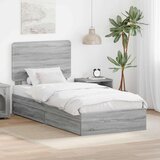  Okvir za krevet Siva Sonoma 90 x 200 cm Konstruirano drvo | shoptok.hr