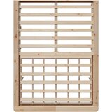  Krevetna konstrukcija Smeđa 140 x 190 cm Čvrsto borovo drvo | shoptok.hr