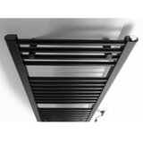 Aqualine električni radijator za kupatilo direct-e 300W 96x45 cm mat crne boje | Eponuda.com