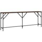  Konzolni stol boja smeđeg hrasta 200x29x75 cm konstruirano drvo | shoptok.hr