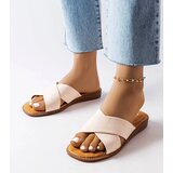 Gemre Beige Tiana Slides | shoptok.hr
