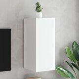vidaXL Zidni TV ormarić s LED svjetlima bijeli 30 5 x 35 x 70 cm Cijene