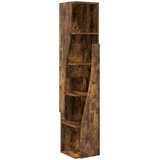  Kutni ormarić 27,5x27x140cm Konstruirano drvo Dimljeni hrast | shoptok.hr
