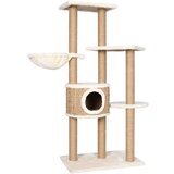 vidaXL Mačje drevo s praskalniki 126 cm morska trava, (20746255) | Shoptok.si