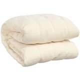 vidaXL Teška deka svijetla krem 152x203 cm 11 kg od tkanine | shoptok.hr